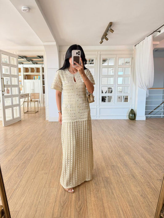 Sandro Knit Maxi Dress