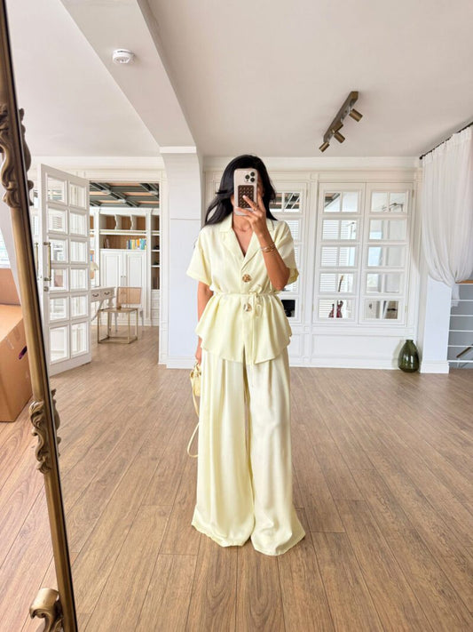 Timeless Butter Yellow Comfort Summer Set