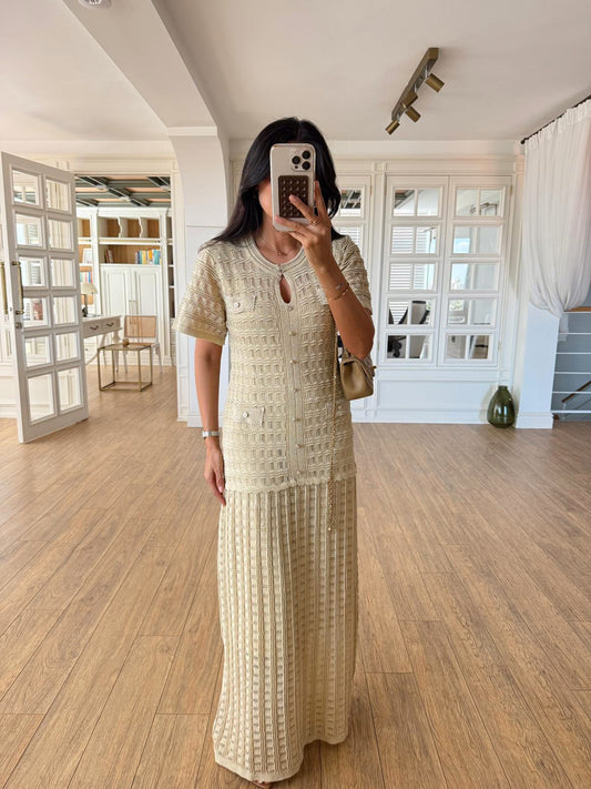 Sandro Knit Maxi Dress