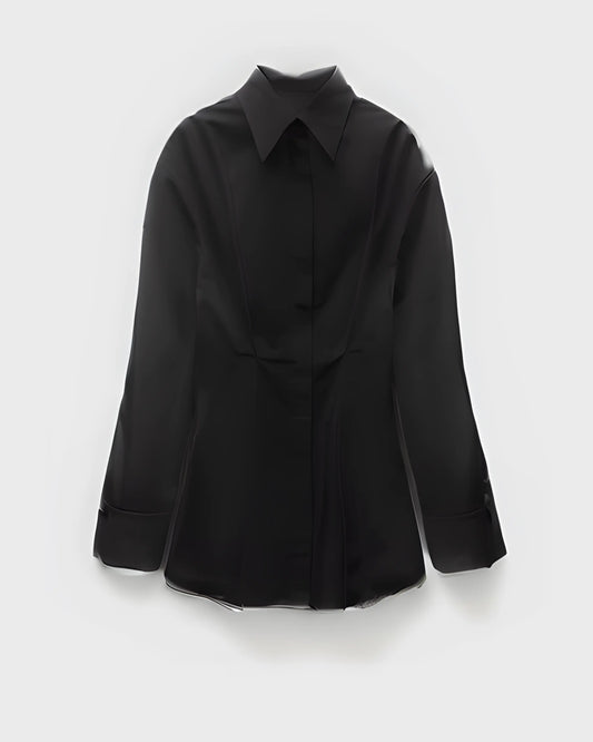 قميص قطني مطوي