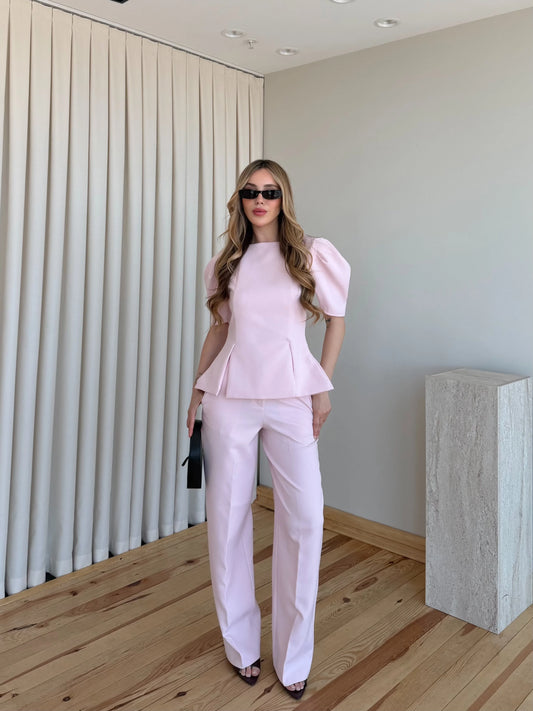 Pink Mateo Balloon Sleeve Set