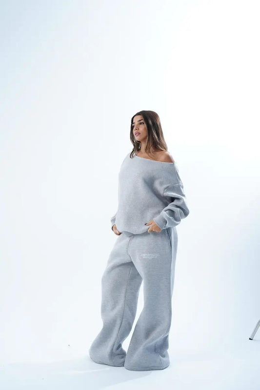 ARVERNA Off Shoulder Grey Full Set