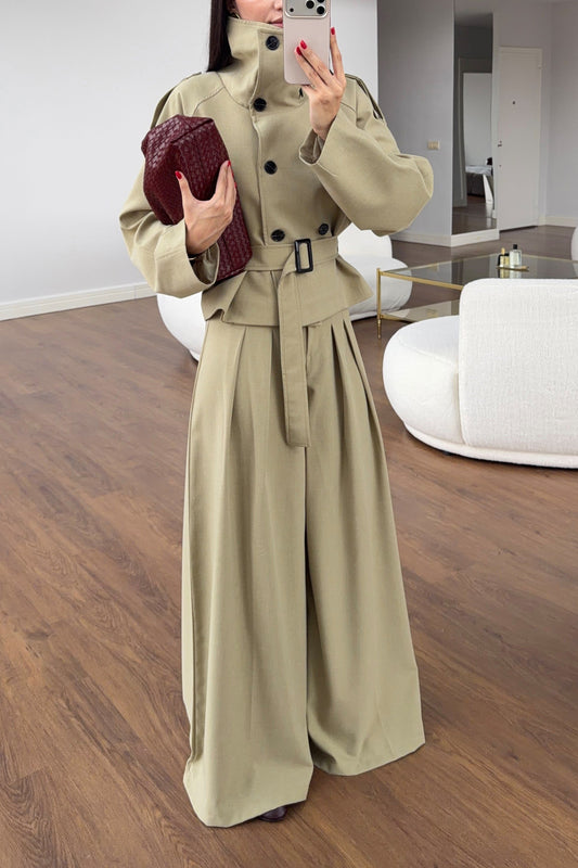 Structured Trench Co-Ord Set