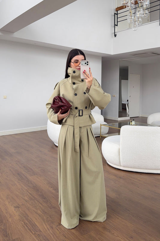 Structured Trench Co-Ord Set