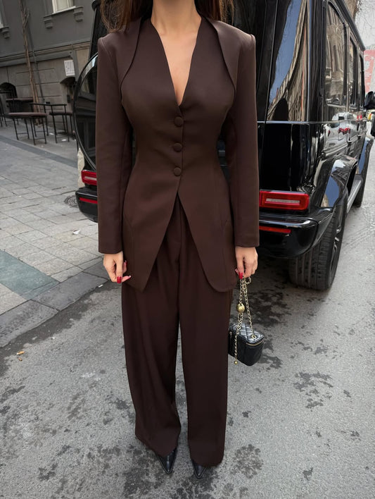The Turika Brown 3-Piece Set