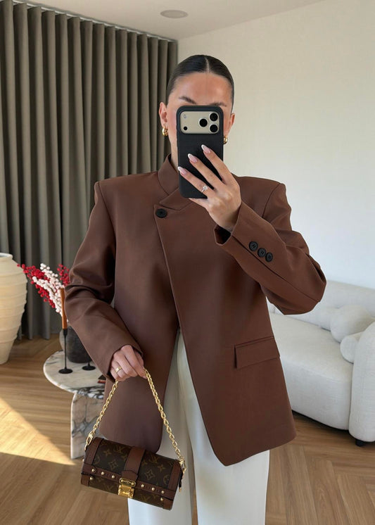 Belinda Mandarin Collar Jacket