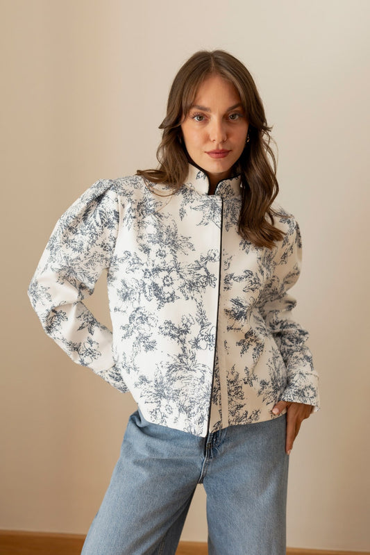 Éloise Ivory Toile Blazer