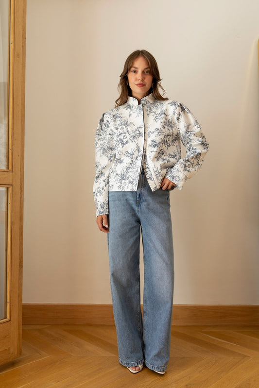 Éloise Ivory Toile Blazer