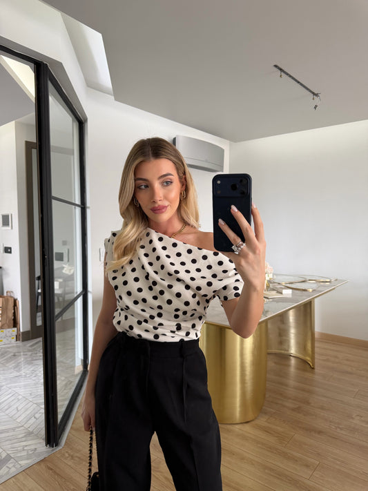 POLKA DOT BLOUSE