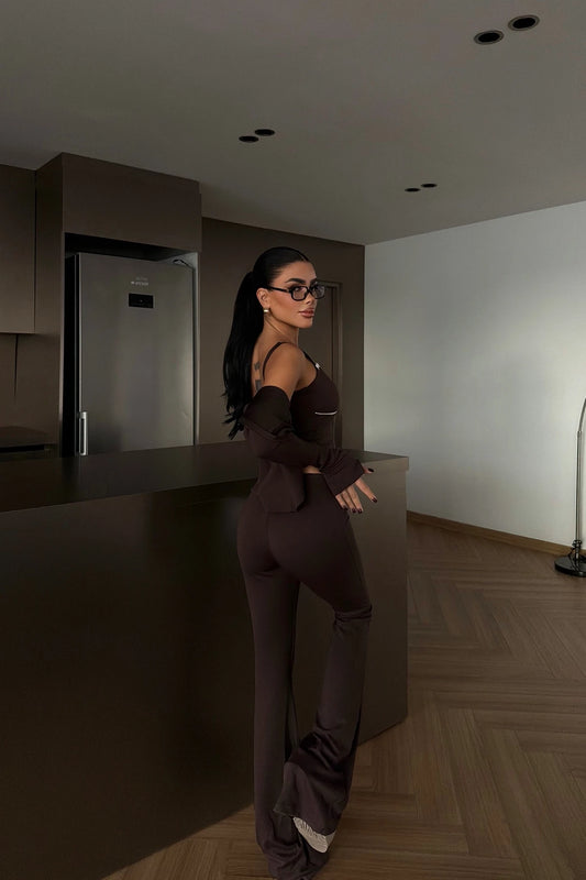 Brown Clevny Suit