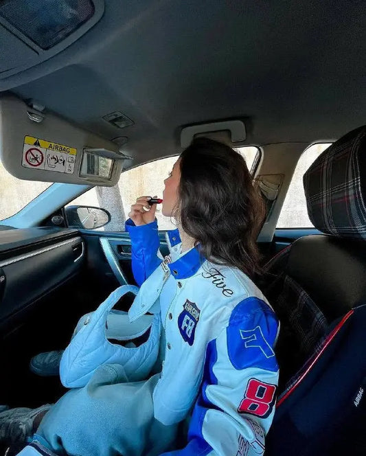 جاكيت سباق أرفيرنا الجلدي الكلاسيكي