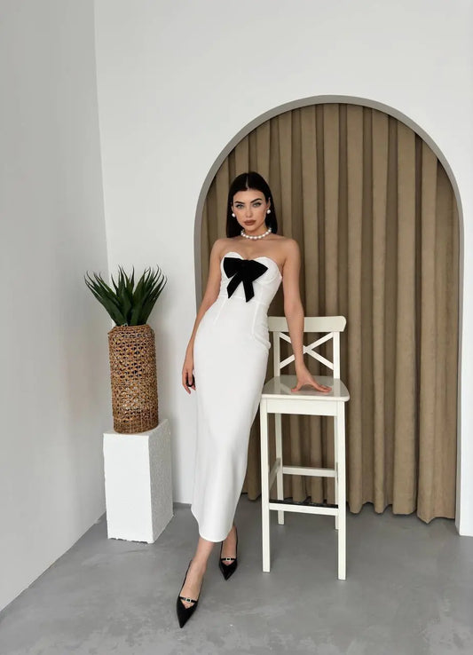 فستان هارفوي بدون حمالات