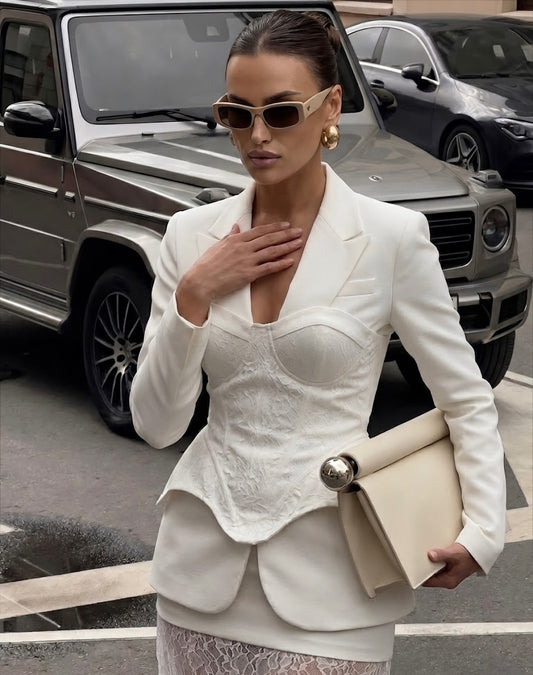 Ivory Lace Royale Set