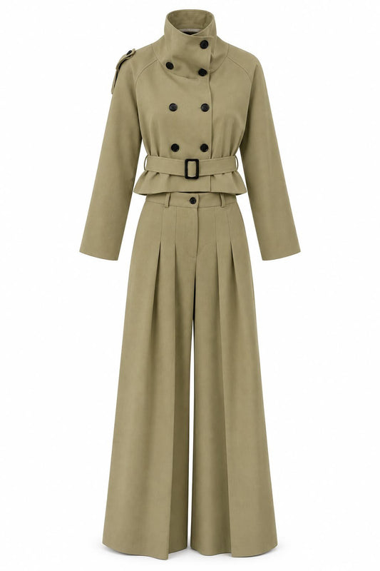 Structured Trench Co-Ord Set