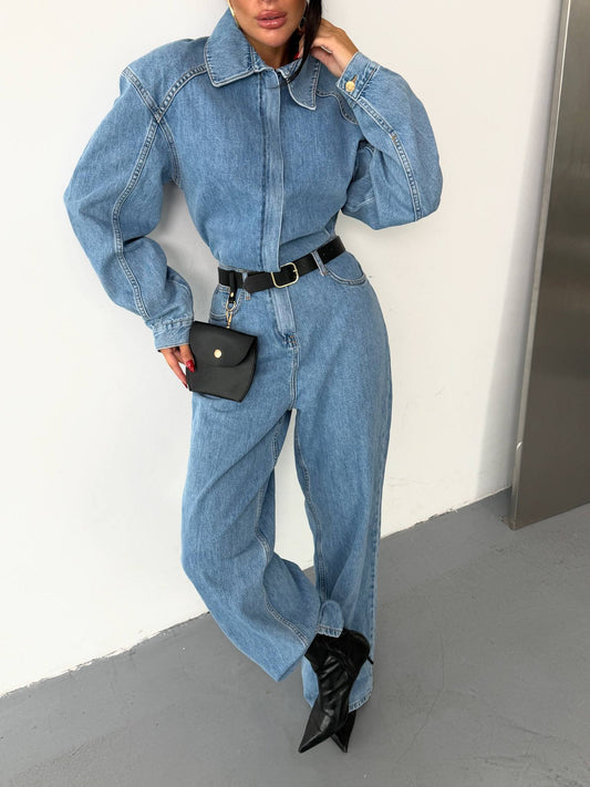 Structured Denim Co-Ord Set