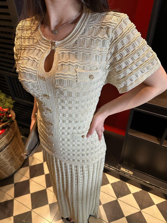 Sandro Knit Maxi Dress