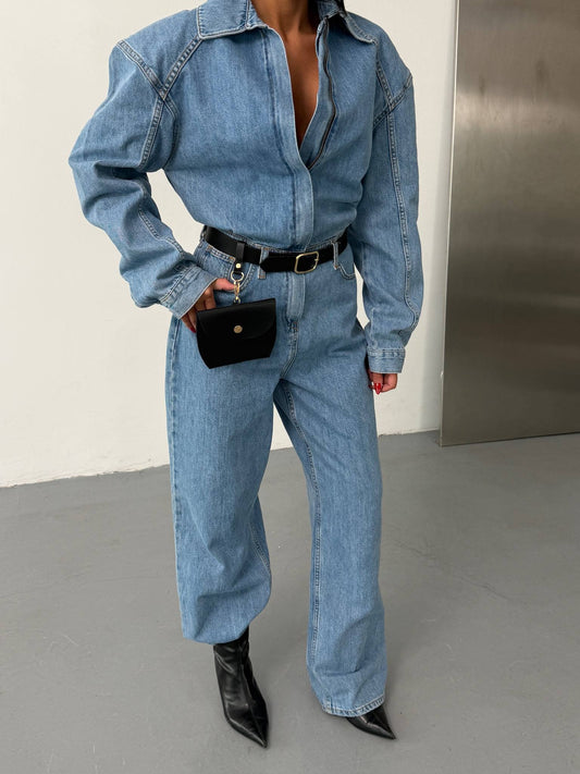 Structured Denim Co-Ord Set
