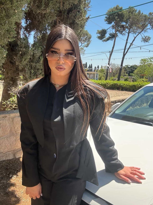 Elegant Black 2 Piece Suit