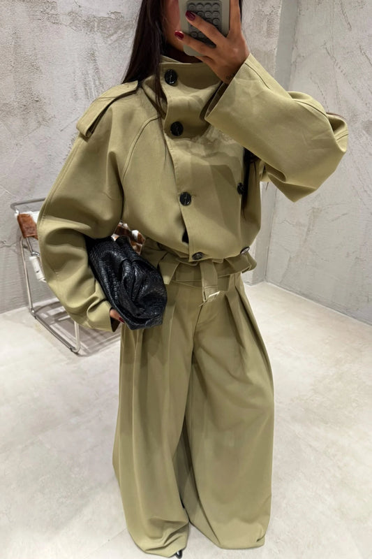 Structured Trench Co-Ord Set