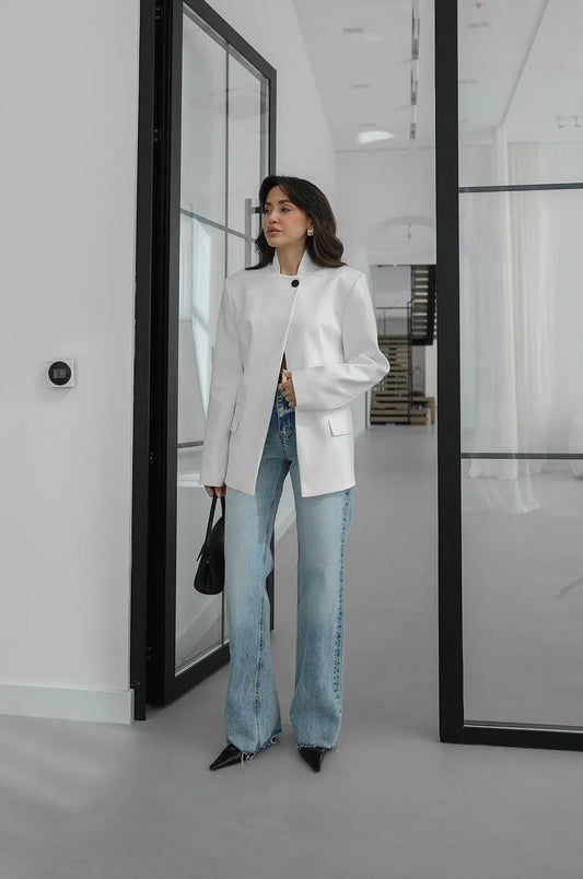 Belinda Mandarin Collar Jacket