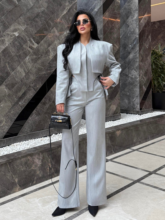 Elegant grey 2 Piece Suit