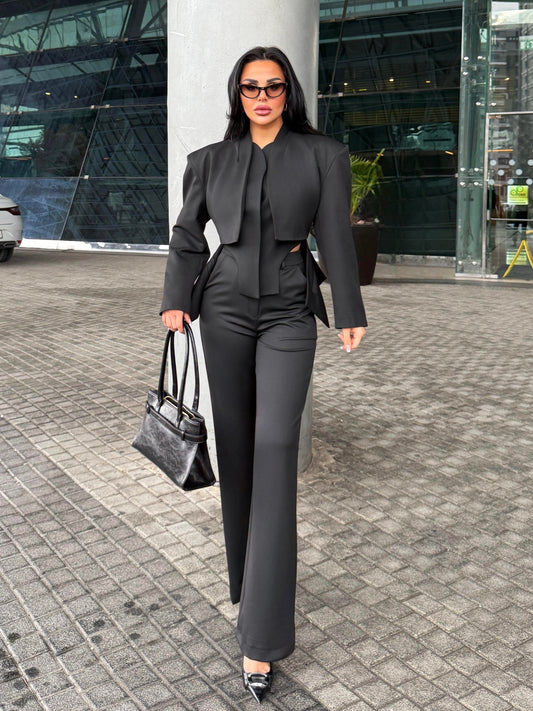 Elegant Black 2 Piece Suit