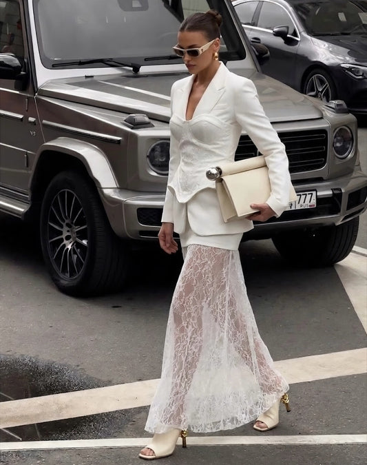 Ivory Lace Royale Set