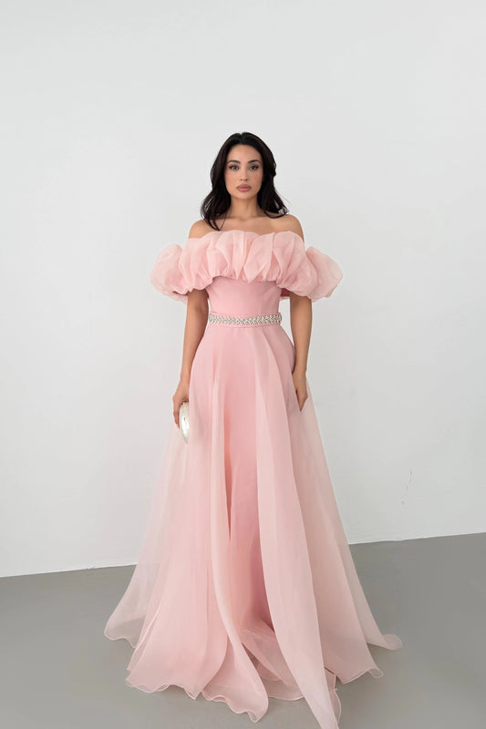 Peri Powder Vibe Evening Dress