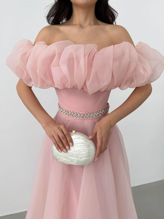 Peri Powder Vibe Evening Dress