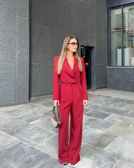 PADDED BURGUNDY CROP JACKET