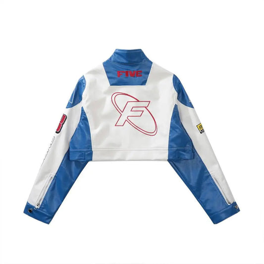 جاكيت سباق أرفيرنا الجلدي الكلاسيكي