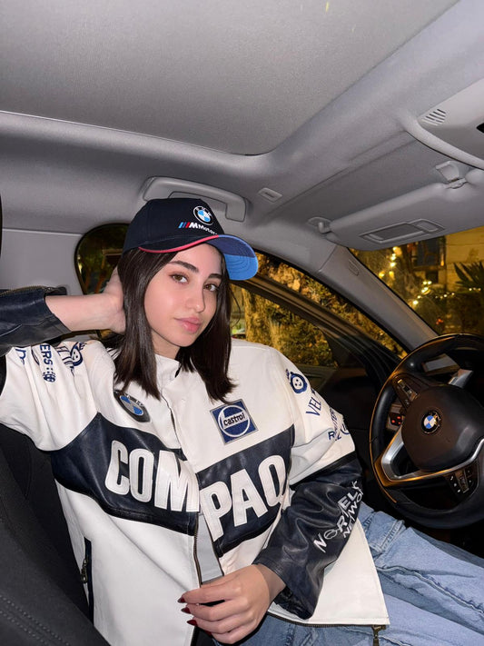 سترة جلدية لسباقات فورمولا بي إم دبليو