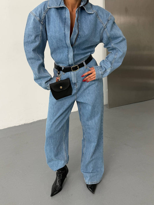 Structured Denim Co-Ord Set