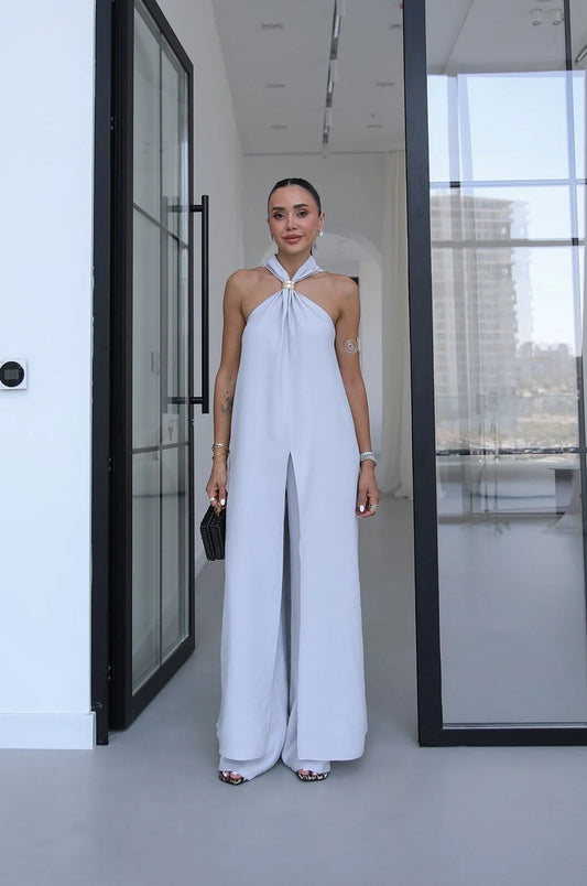 Grey Style Set Jumpsuit