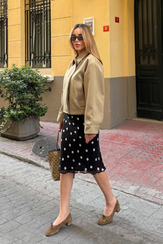 The Alessa Sand Beige Jacket
