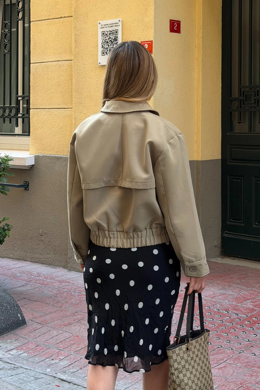 The Alessa Sand Beige Jacket