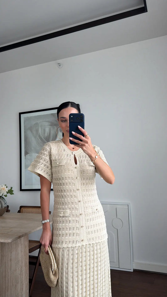Sandro Knit Maxi Dress