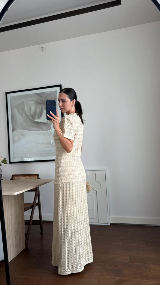 Sandro Knit Maxi Dress