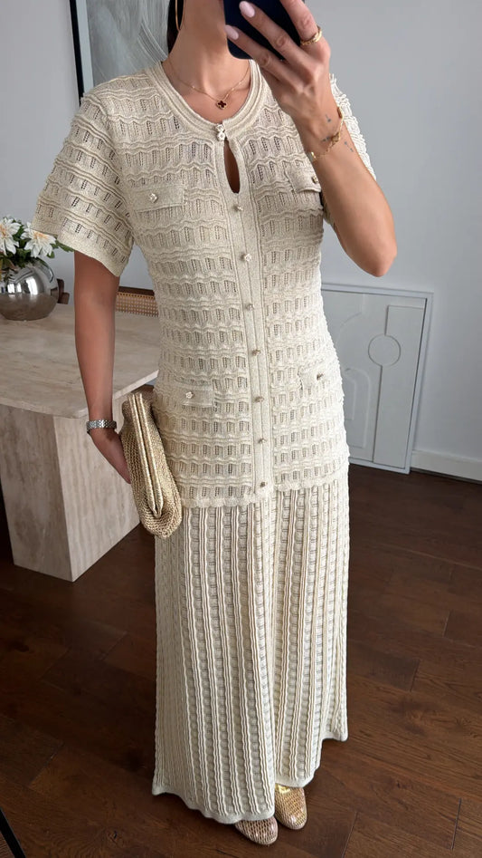 Sandro Knit Maxi Dress
