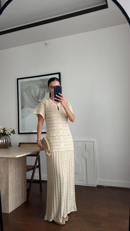 Sandro Knit Maxi Dress