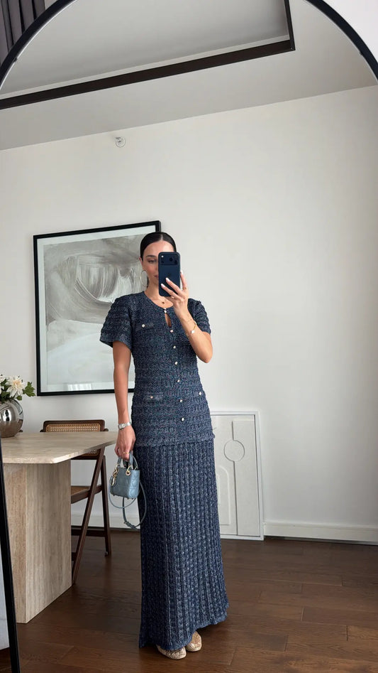 Sandro Knit Maxi Dress