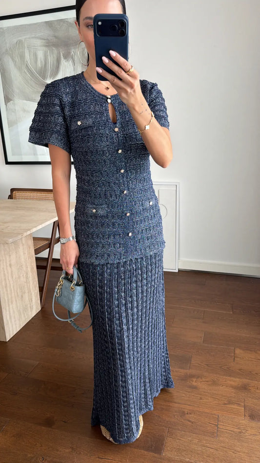 Sandro Knit Maxi Dress