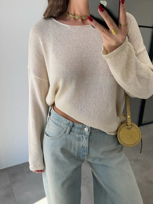 MINT BEIGE MERCERIZED T-Shirt