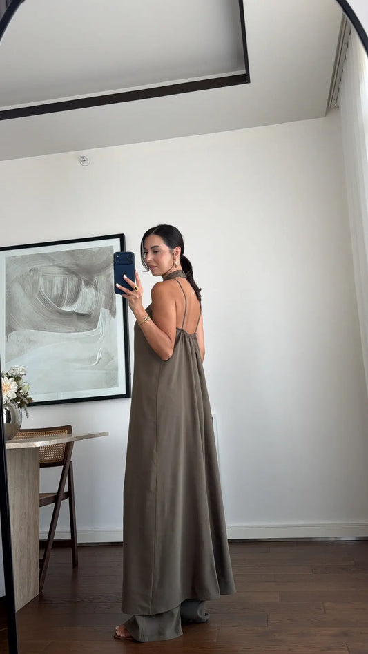 Green Style Set Jumpsuit