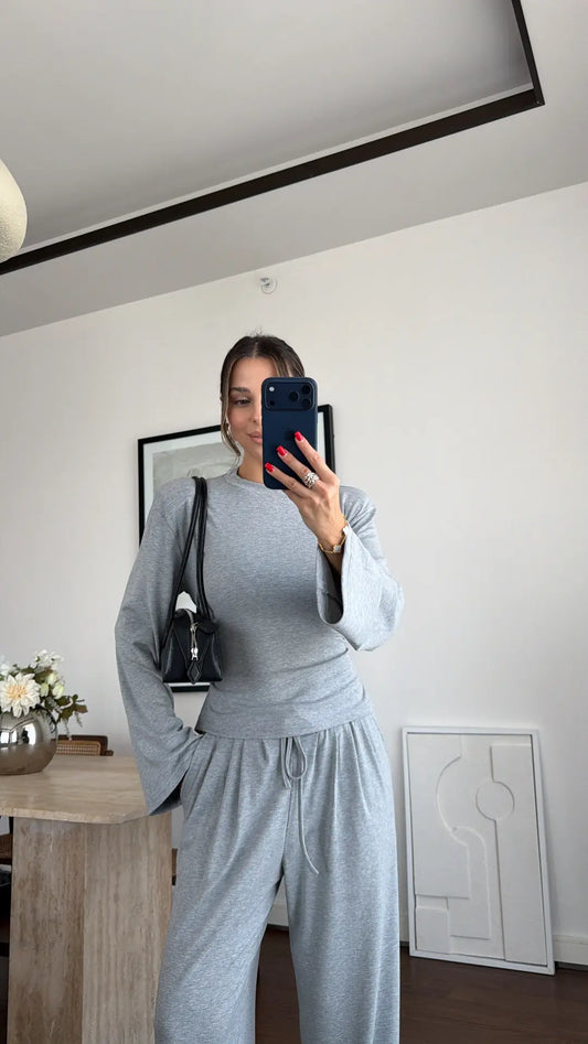 Livia Grey Soft Lounge Set