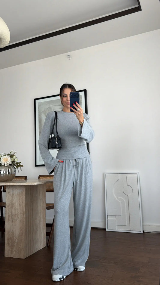 Livia Grey Soft Lounge Set