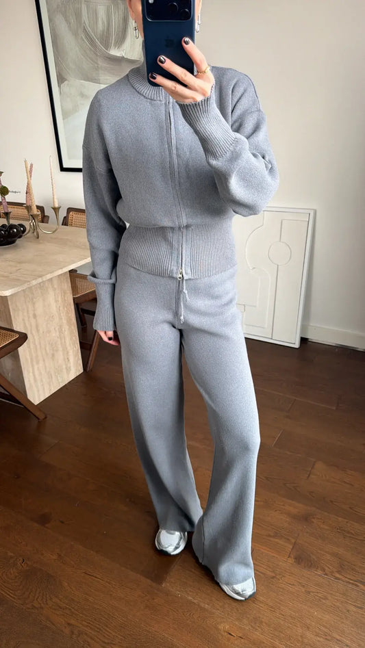 Sculpted Waist Knit Set