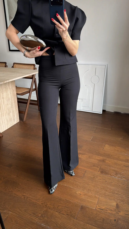 BLACK BALLOON SLEEVE SET