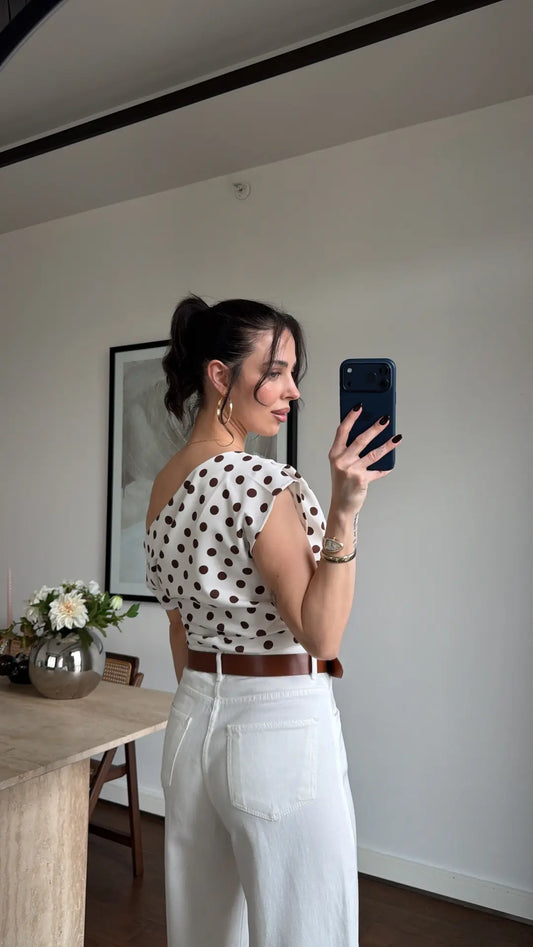 POLKA DOT BLOUSE