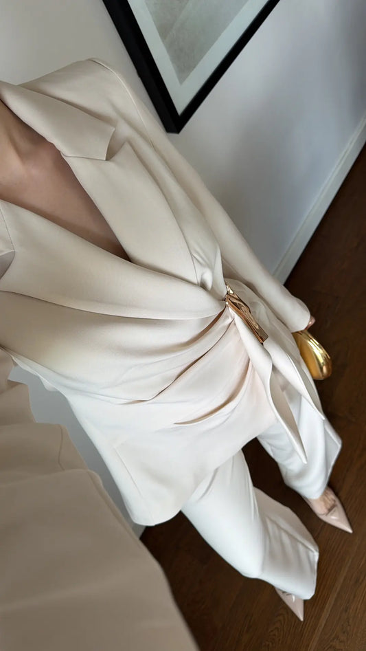 GOLD BUCKLE TWO-PIECE SET